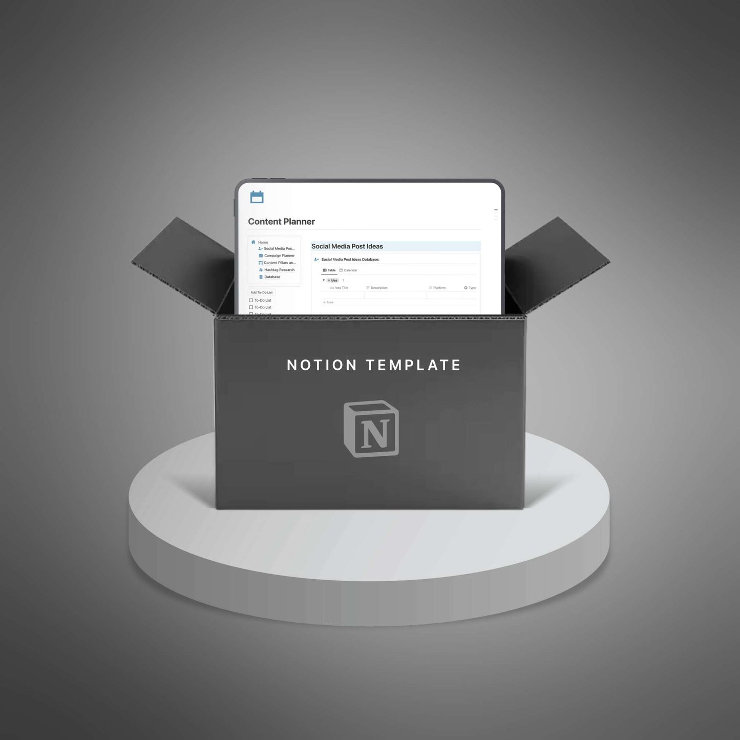 Content Planner - Notion Template