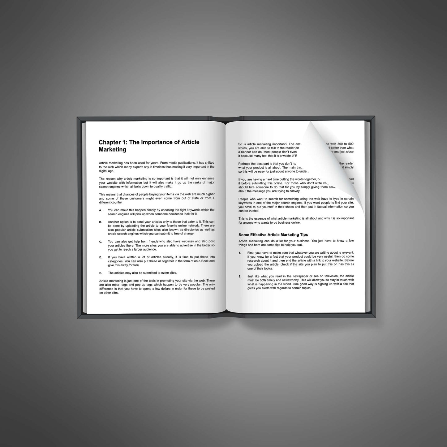 Article Marketing Ascendancy - Ebook