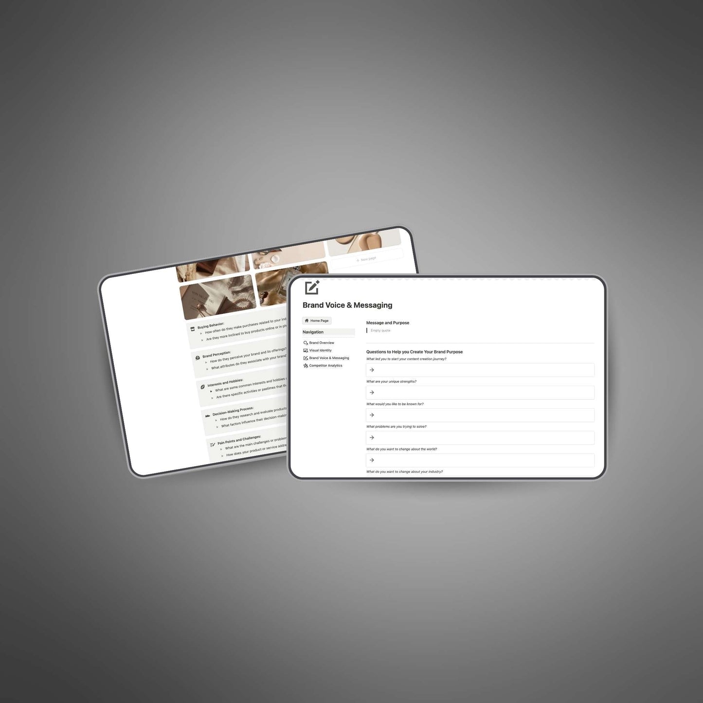 Brand Identity - Notion Template