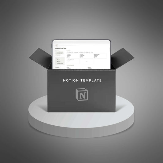 Business Finance Dashboard - Notion Template