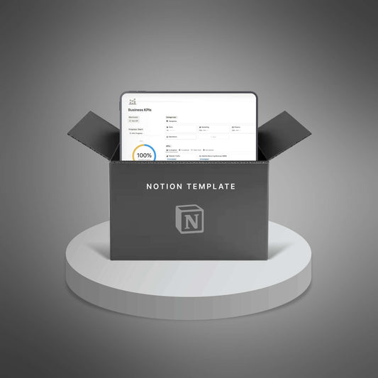 Key Metrics Manager - Notion Template