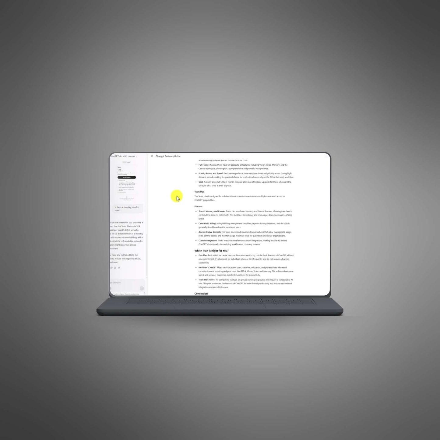 ChatGPT Advanced Features - Audio