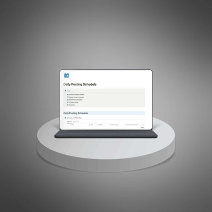 Content Calendar - Notion Template