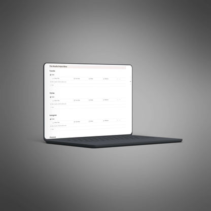 Content Creator Hub - Notion Template