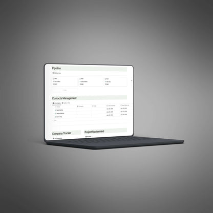 Customer Relationship Management - Notion Template