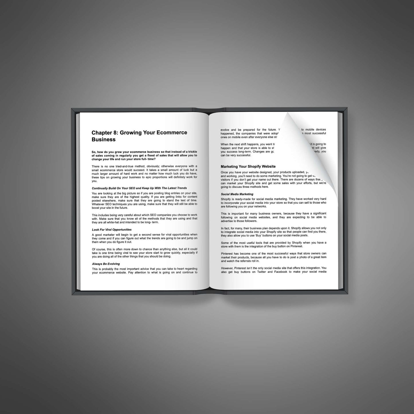 Ecommerce With Shopify - Ebook
