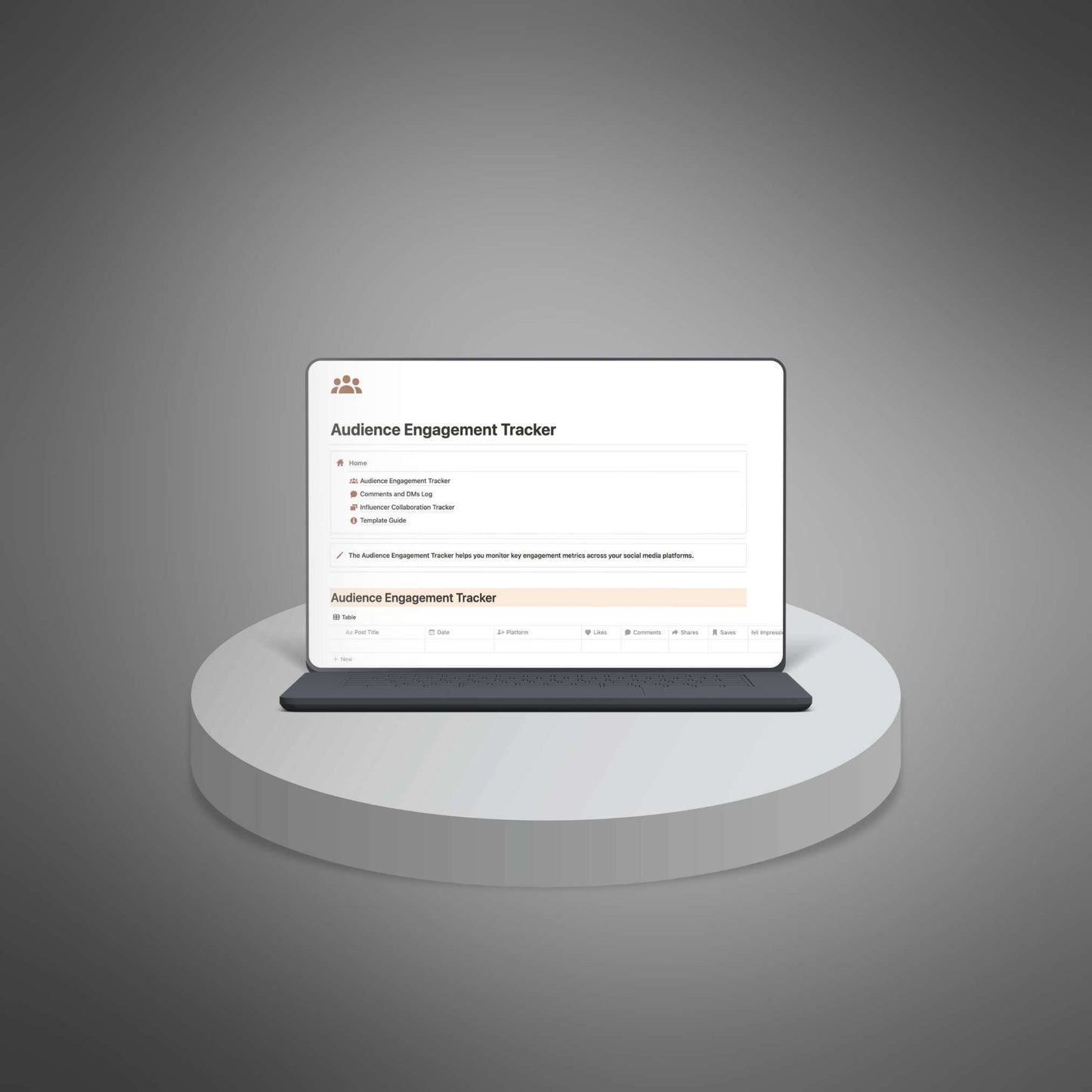 Engagement Tracking - Notion Template