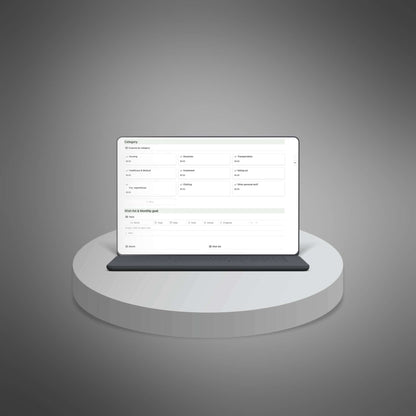 Financial Tracker - Notion Template