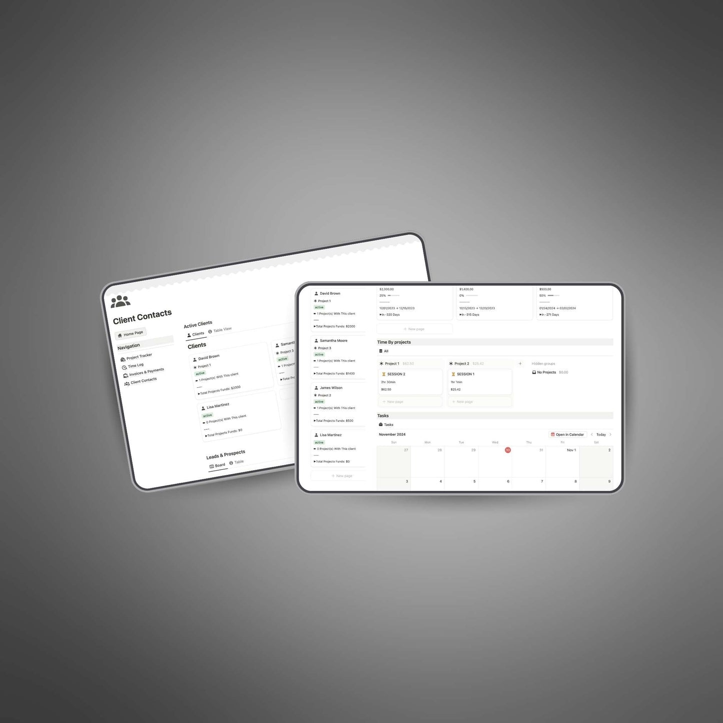 Freelancer Planner - Notion Template