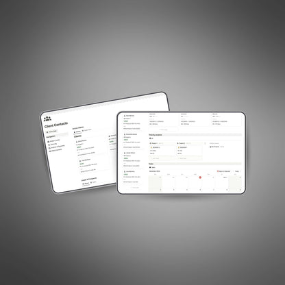 Freelancer Planner - Notion Template