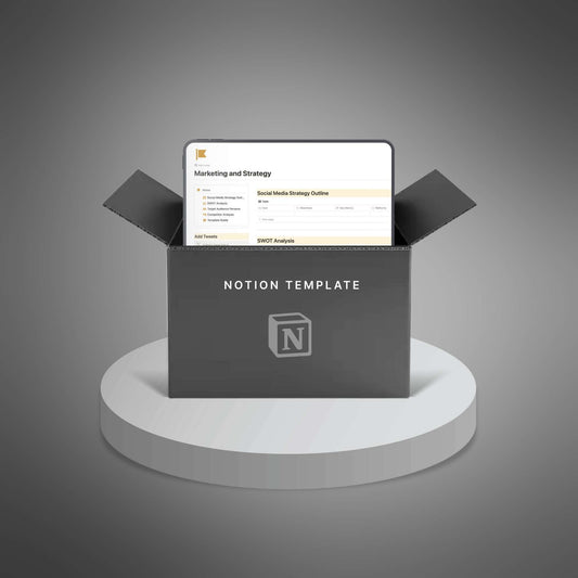 Marketing & Strategy Hub - Notion Template