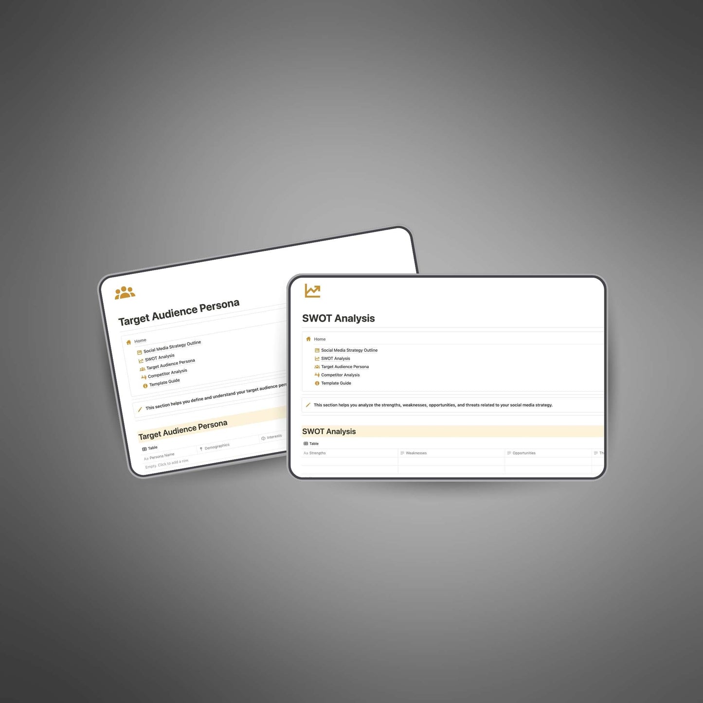 Marketing & Strategy Hub - Notion Template