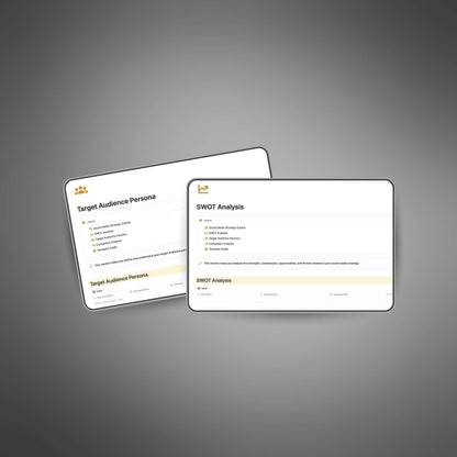 Marketing & Strategy Hub - Notion Template