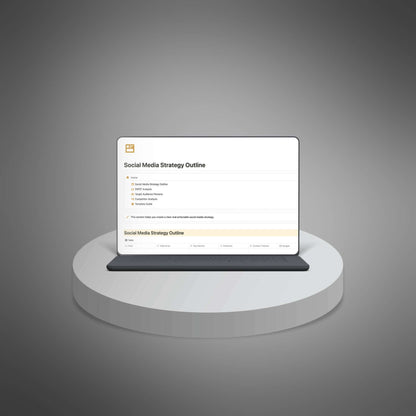 Marketing & Strategy Hub - Notion Template