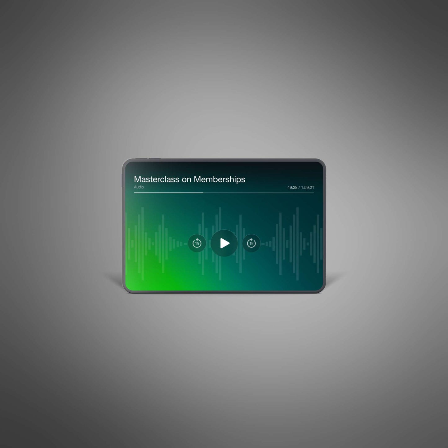 Masterclass on Memberships - Audio