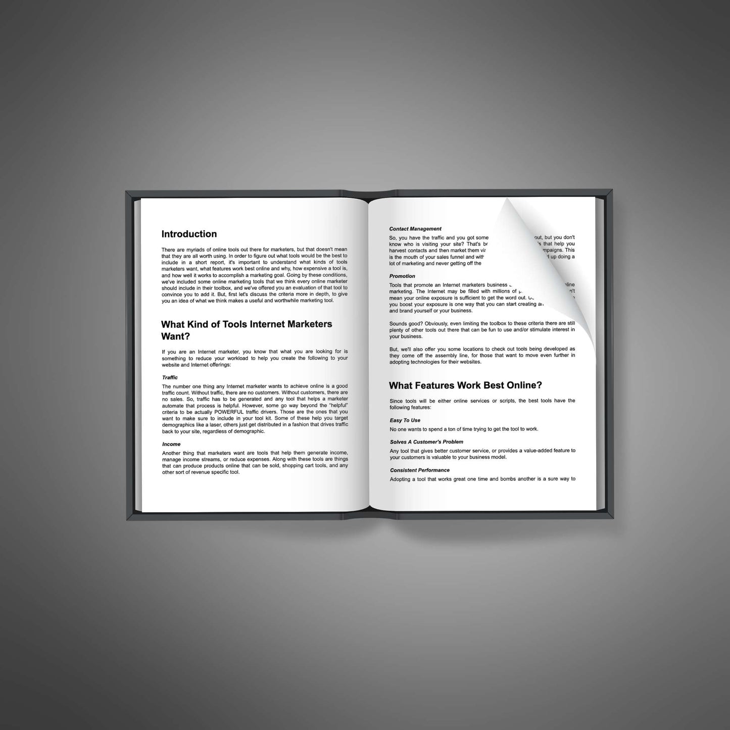 Necessary Online Business Tools - Ebook