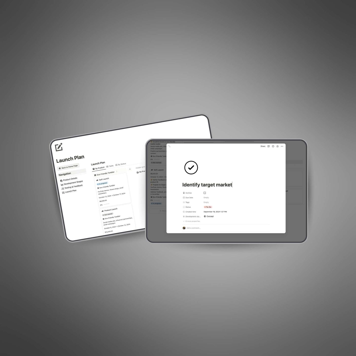 Product Development Hub - Notion Template