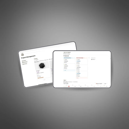 Project Progress Dashboard - Notion Template