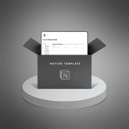 Social Media Audit - Notion Template