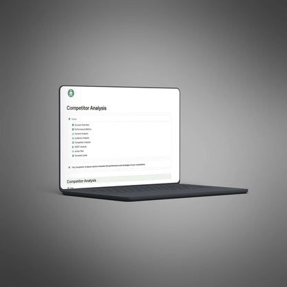 Social Media Audit - Notion Template