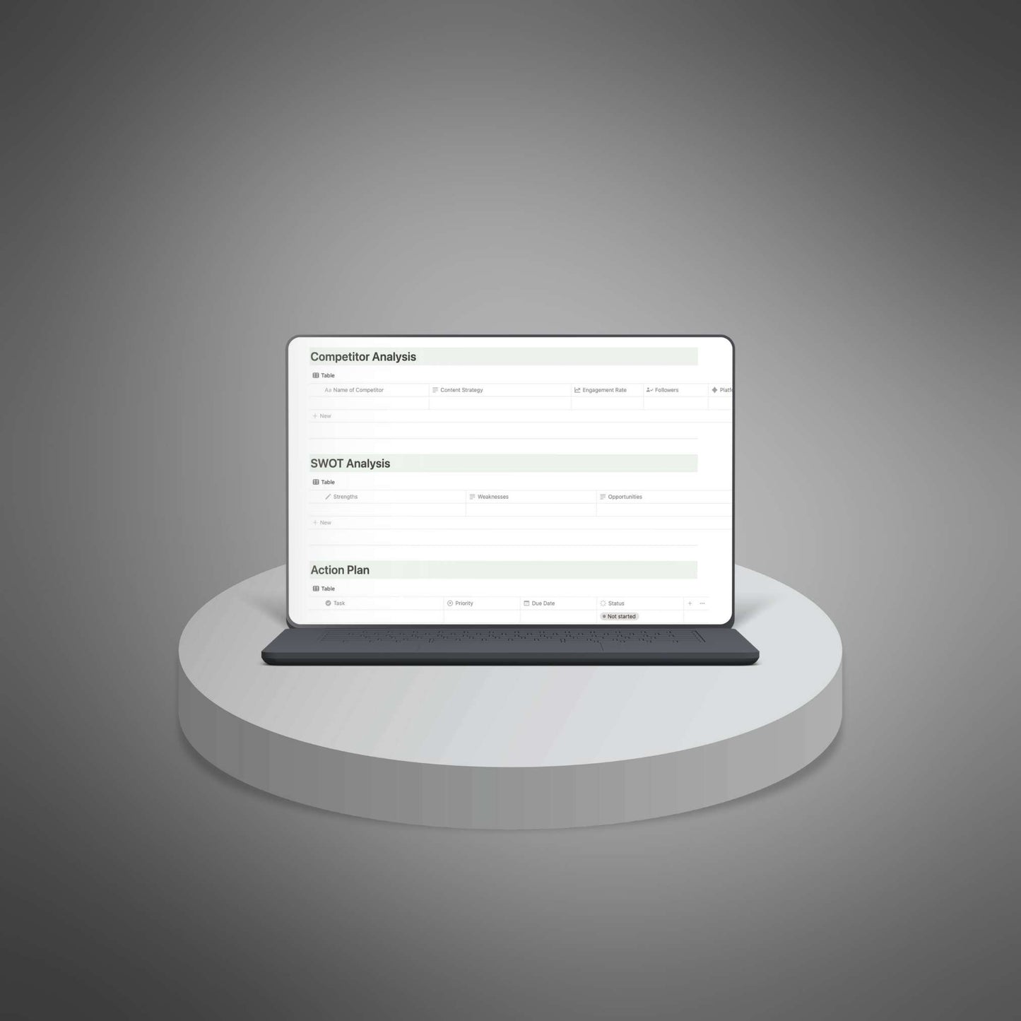 Social Media Audit - Notion Template