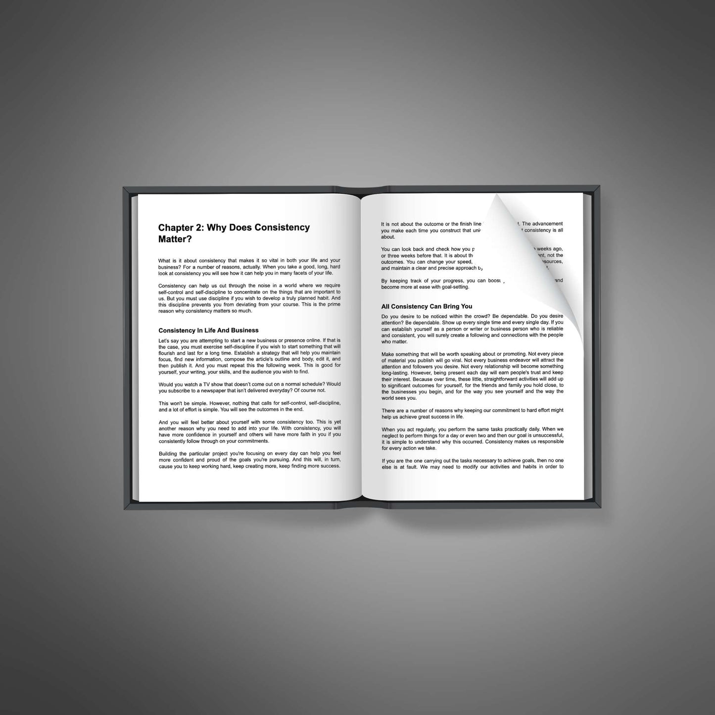 The Art Of Consistency - Audio